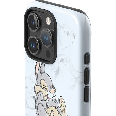 Disney Bambi Thumper Sketched portrait iPhone 16 Pro Impact Case